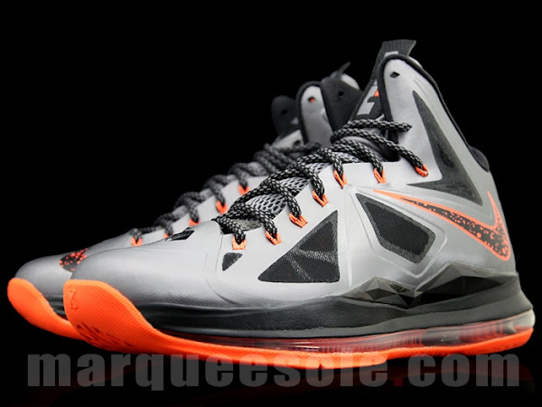 Fresh New Look At Nike Lebron X In Silver, Black And Orange | Nike Lebron -  Lebron James Shoes