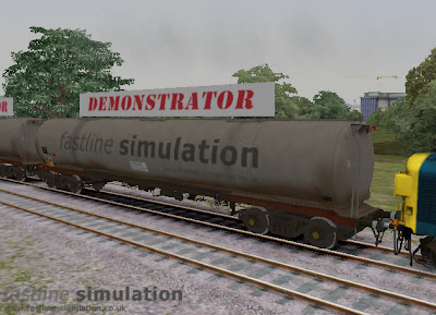 Fastline Simulation: 102t tank wagon demo
