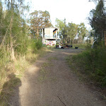 End of the Belmont Lagoon Spit with derelict buildings  (390383)