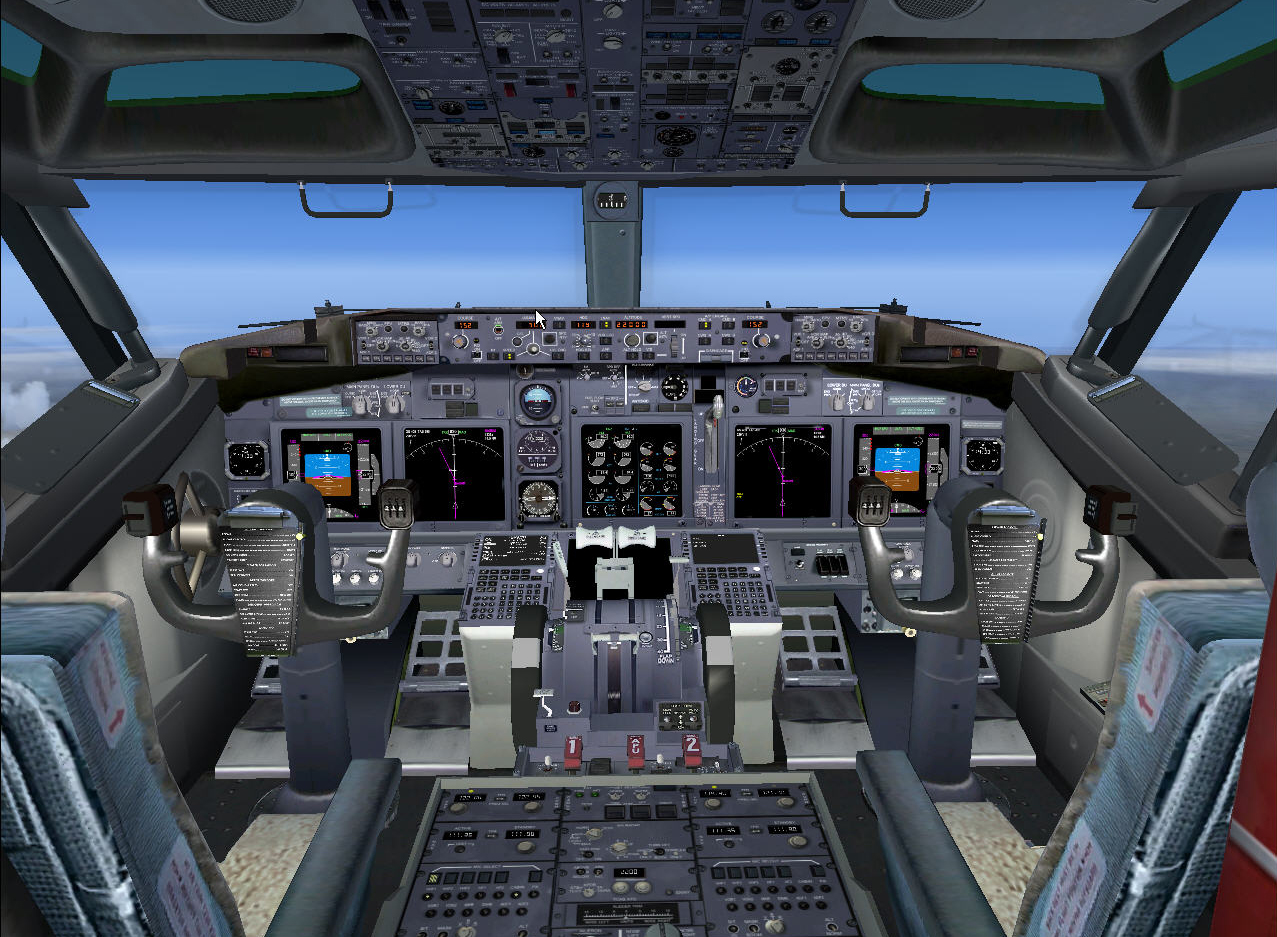 Cool Jet Airlines Boeing 737 Cockpit