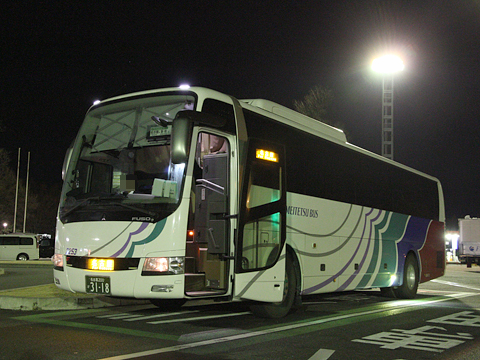 名鉄バス「名古屋新宿線」Sクラスシート車　2253　双葉SAにて