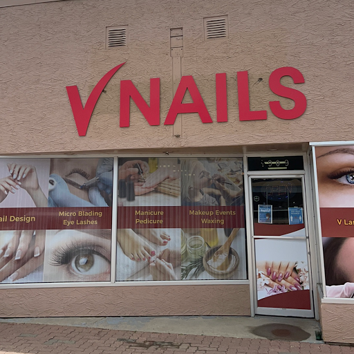V Nails logo