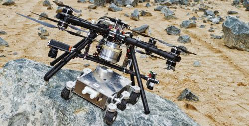 Dropship Offers Safe Landings For Mars Rovers