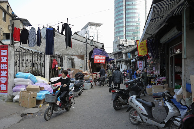 Xiaoshan Street in Shaoxing, China