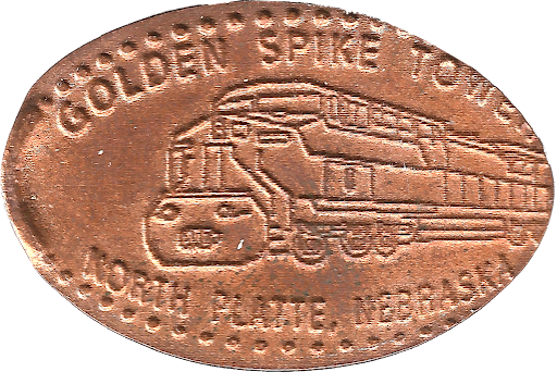 Golden Spike Tower penny