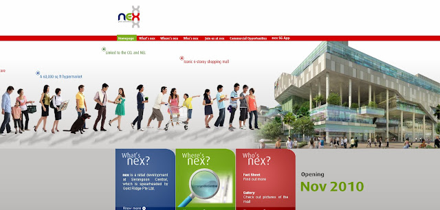 Nex Serangoon Shopping Mall Website