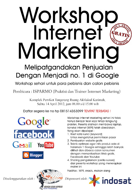 Brosur Workshop Internet Marketing