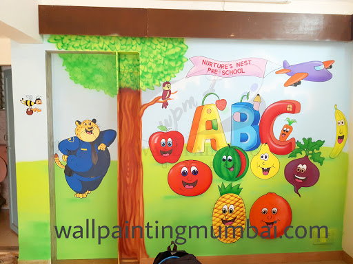 KIDS ROOM WALL PAINTING, Gurbrinder Singh B-102, Balaji Garden, Inderlok Phase-8,, Near Ramdev Park, Bhayander (east), Thane, Maharashtra 401107, India, Painting, state MH