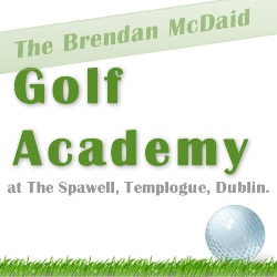 Brendan McDaid Golf Lessons Spawell Golf Academy logo