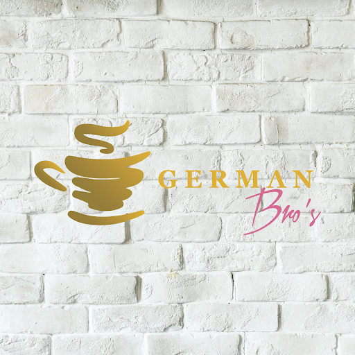 German bro's coffee logo
