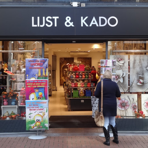 LIJST & KADO "lijstenmakerij, wenskaarten en kado winkel in Leiden" logo