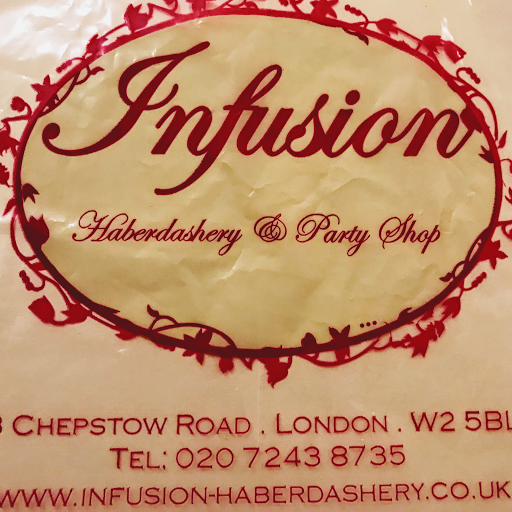 Infusion Haberdashery & Party Shop logo