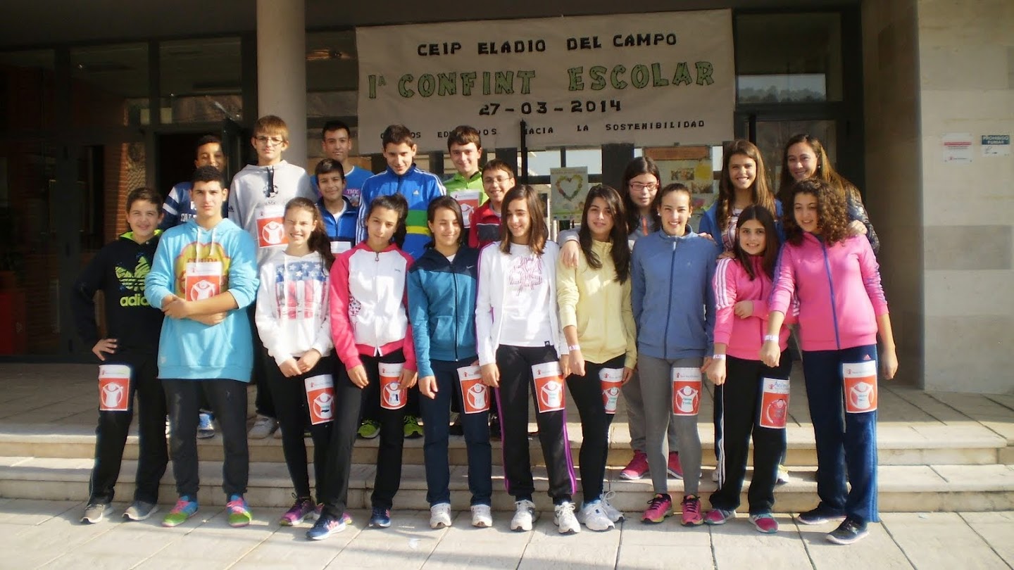 Aquí esta nuestra clase , 2ESO, en la carrera. Foto de la web del colegio