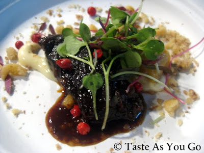 Cappuccino Braised Short Rib and Pumpkin Sage Gnocchi from DUO Restaurant & Lounge - Photo by Taste As You Go