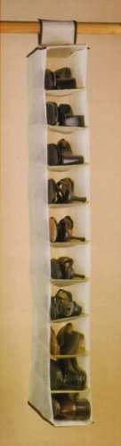 Shoe Organizer - 10 Shelf Hanging Closet Storage