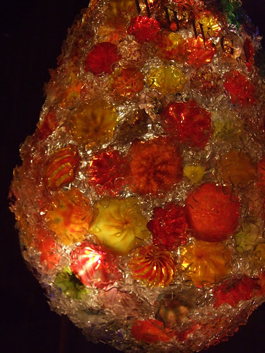 Chihuly -like glass work.  This one is near 5 feet wide and 8 feet tall