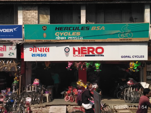 Gopal cycle store, 59A, Railway Station Rd, Gamdi Vad, Sardar Ganj, Anand, Gujarat 388001, India, Bicycle_Shop, state GJ