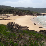 Bournda Beach from Bournda Island (107110)