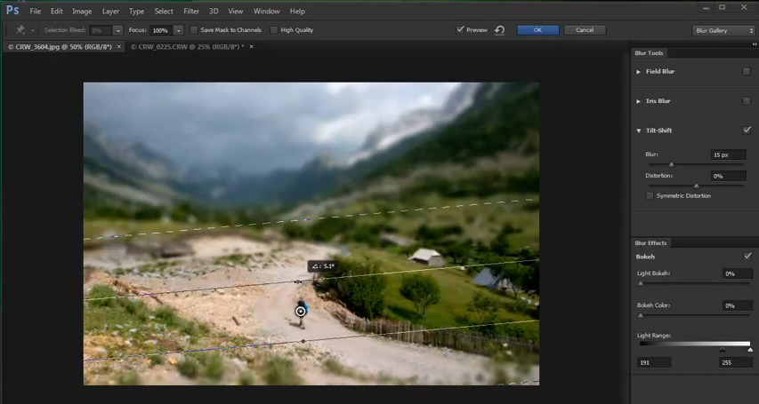 New Tilt-Shift Blur Filter in Photoshop CS6 by Marek Mularczyk - SaiTraining.co.uk