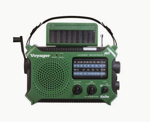  Kaito Electronics, Inc. Portable Dynamo  &  Solar-Powered Radio and Cell Phone Charger  &  FREE MINI TOOL BOX (fs)