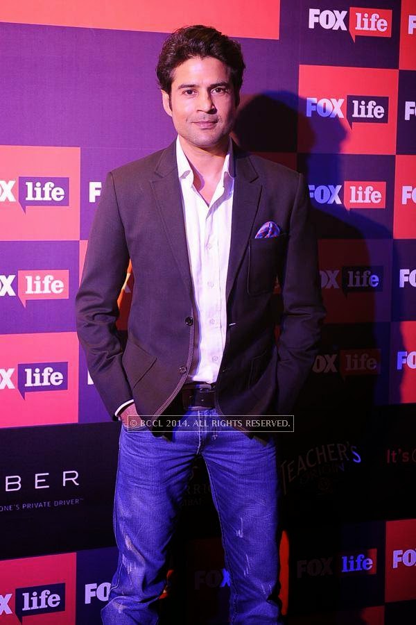 Rajeev Khandelwal during the launch of FOX Traveller's new television channel FOX Life, in Mumbai, on July 16, 2014.