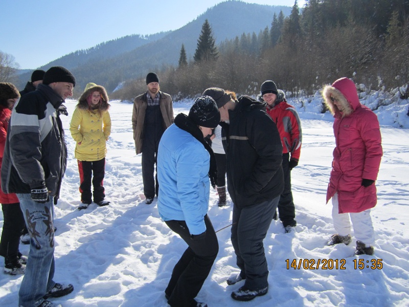Фоторепортаж с тренинга по ньяса-йоге 12-18 февраля 2012г в Карпатах.719