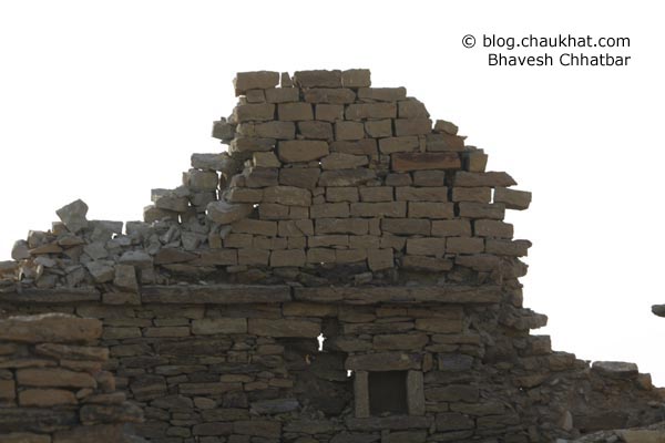 Kuldhara Village in Jaisalmer - Wall Ruins