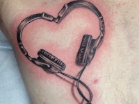 Heart Love Music Symbol Tattoo