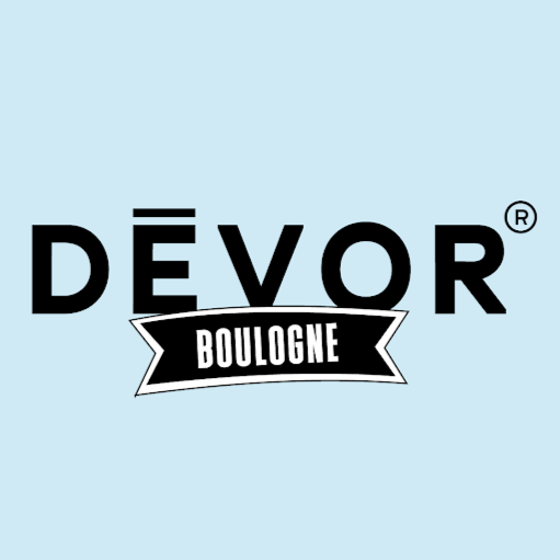 DĒVOR - Boulogne (Saint Burger - Fat Fat - Squeeze - Green & Wild - Tiger Chicken) logo