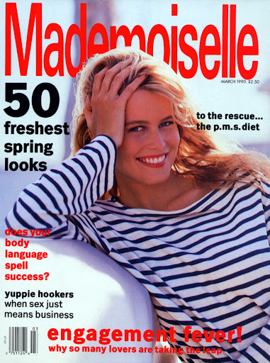 Mademoiselle, marzo 1990