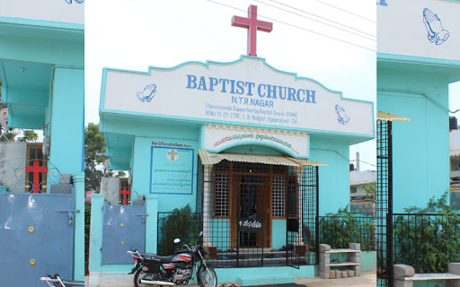 Baptist Church NTR nagar, 276,, 11/14/16/1/662, NTR Nagar Colony Rd, NTR Nagar, LB Nagar, Hyderabad, Telangana, India, Baptist_Church, state TS