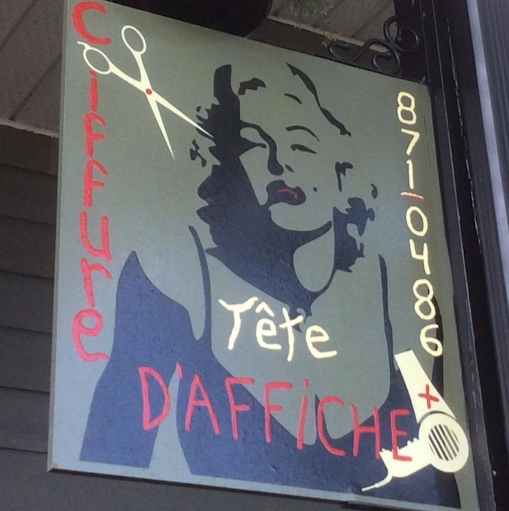 Coiffure Tête d'Affiche + logo