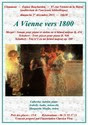 Affiche du concert "A Vienne vers 1800"
