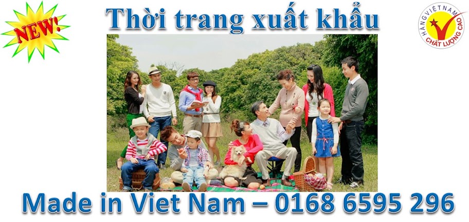 Shop quần áo thời trang nam, nữ, trẻ em Made in Viet Nam xuất khẩu Slide3