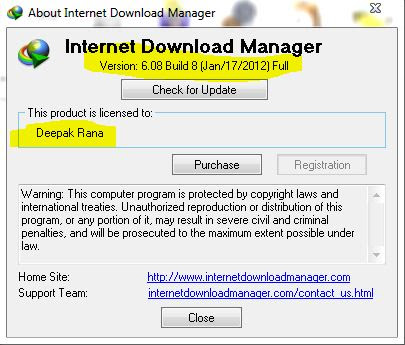 Internet Download Manager v6.08 Build 8(Now Fully worked 1000%) | Full Version | 4.37 MB