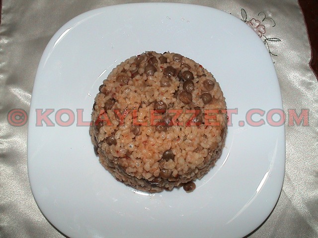 MERCİMEKLİ-BULGUR-PİLAVI-(Müceddere)-(Kilis,-Hatay)