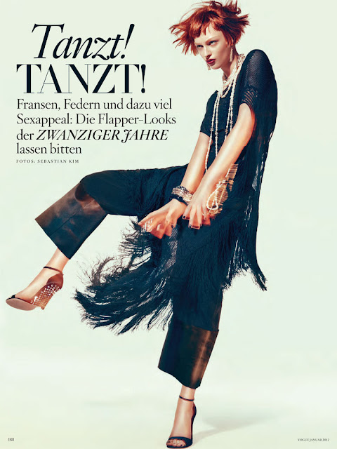 Vogue Germany - January 2012 - Tanzt! Tanzt! - Daga Ziober