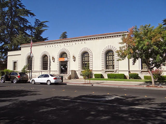 Merced, CA: Federal Building / T. V. Bell Station post office
