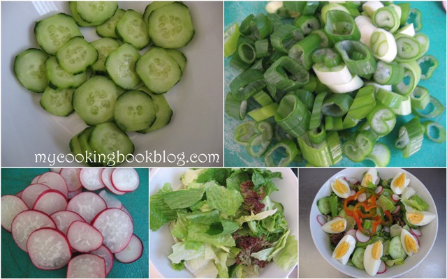 Зелена великденска салата