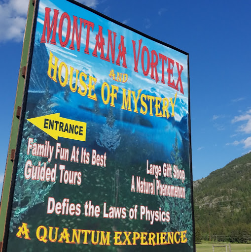 Montana Vortex and House of Mystery logo