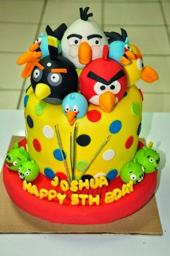 Angry Birds Birthday Cakes