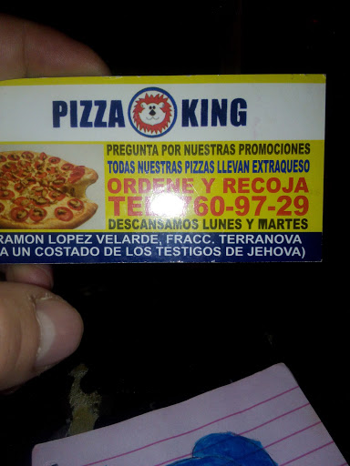 Pizza King, Av Ramón López Velarde 3485, Bachigualato, 80140, Bachigualato, Terranova, 80140 Culiacán Rosales, Sin., México, Pizza para llevar | SIN