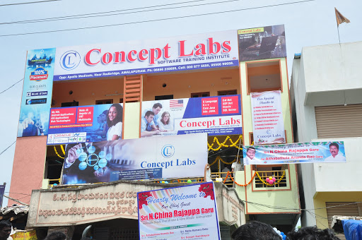 Concept Labs, Nandula sattibabu complex, Kims road, Amalapuram - S Yanam Rd, Amalapuram, Andhra Pradesh 533201, India, Software_Training_Institute, state AP