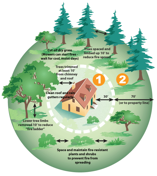 Defensible Space - Woodside Fire Protection District