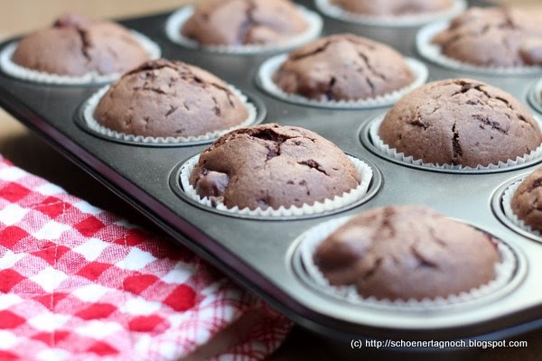 Nachgebacken: Schoko-Chili-Kirsch-Muffins, ohne scharf - Schöner Tag ...