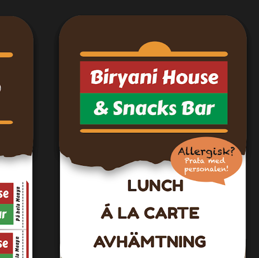 biryani house & snacks bar logo