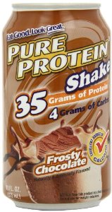  Pure Protein Ready to Drink Shake 35 Grams Protein, Frosty Chocolate (Pack of 12)