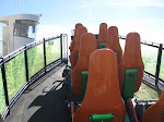The view right before you strap in for X-Scream. Ugh.This ride is just as intense as I remembered.