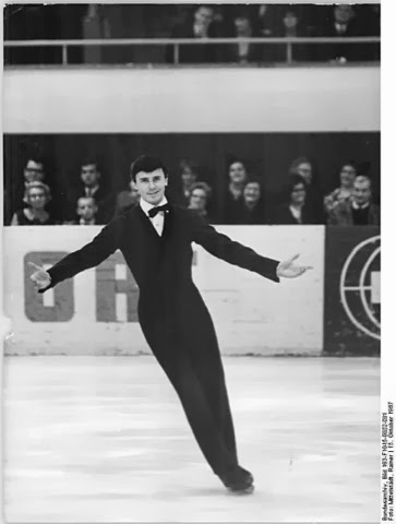 Photograph of Austrian figure skater Emmerich Danzer