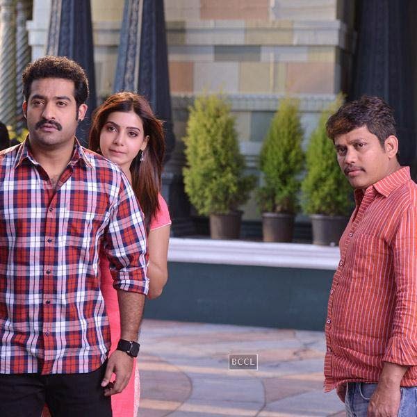 N. T. Rama Rao Jr. on the sets of Telugu movie Rabhasa. (Pic: Viral Bhayani)